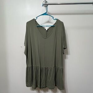 Olive Green Women's Top